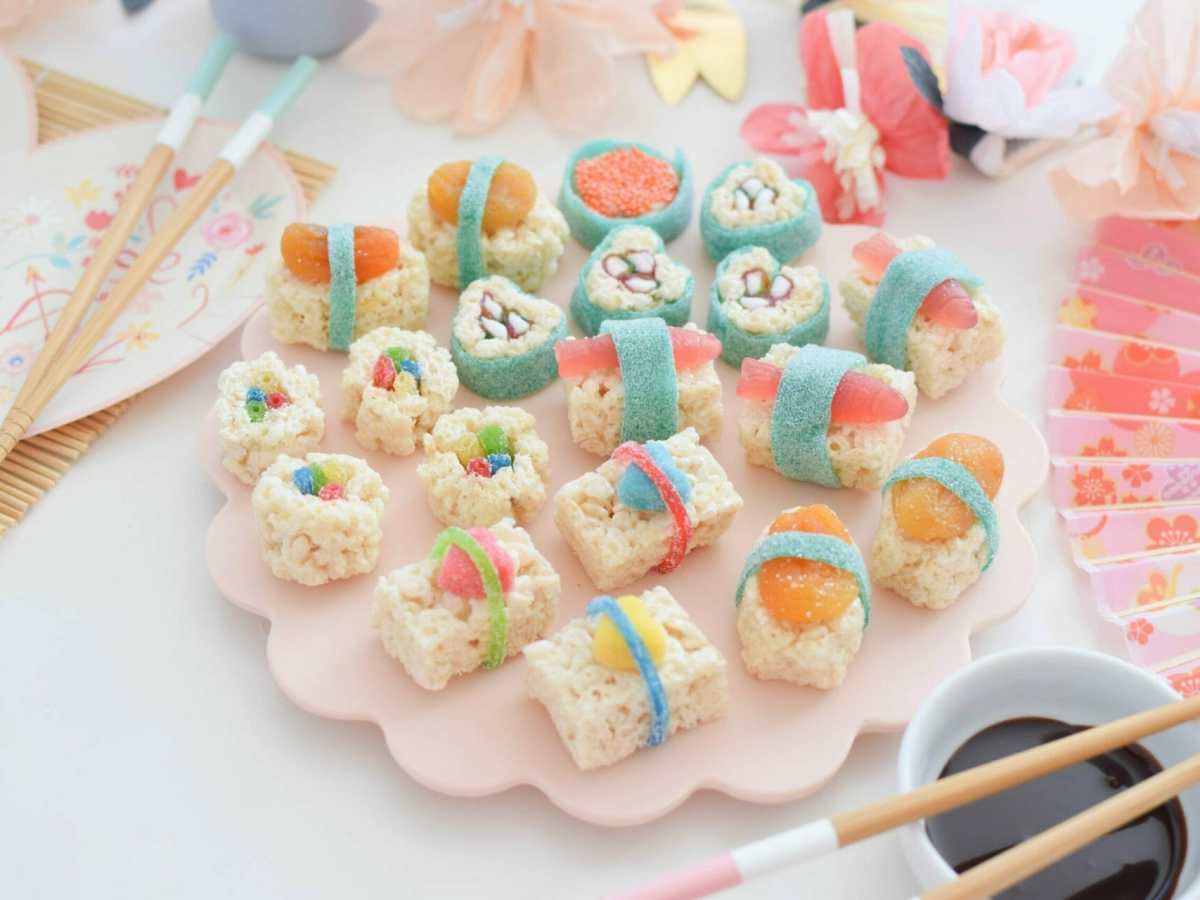 Las ideas más dulces para fiestas de sushi para niños